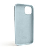 Чехол Full Silicone Case для Apple iPhone 14 Plus sky blue (58)