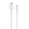Кабель USB WALKER C350 Micro white
