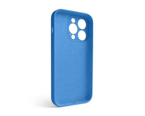 Чохол Full Silicone Case для Apple iPhone 14 Pro royal blue (03) закрита камера