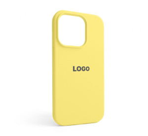 Чехол Full Silicone Case для Apple iPhone 14 Pro yellow (04)