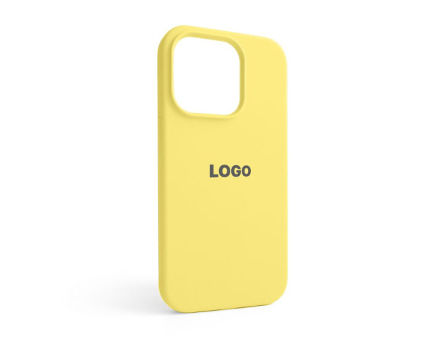 Чехол Full Silicone Case для Apple iPhone 14 Pro yellow (04)
