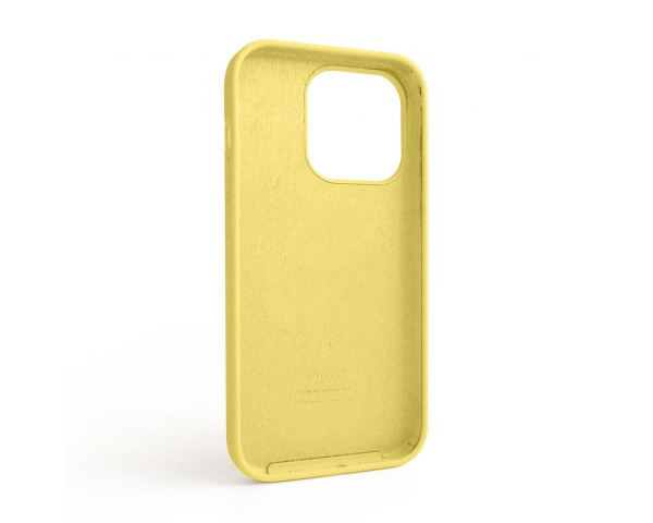 Чехол Full Silicone Case для Apple iPhone 14 Pro yellow (04)
