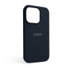 Чехол Full Silicone Case для Apple iPhone 14 Pro dark blue (08)