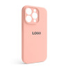 Чохол Full Silicone Case для Apple iPhone 14 Pro light pink (12) закрита камера
