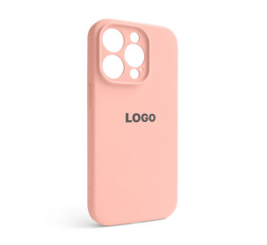 Чехол Full Silicone Case для Apple iPhone 14 Pro light pink (12) закрытая камера