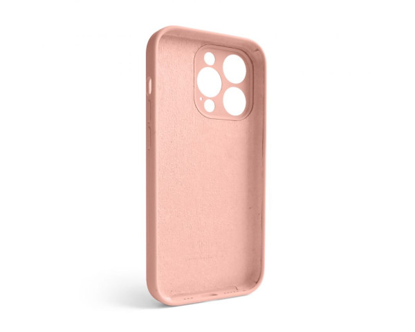 Чохол Full Silicone Case для Apple iPhone 14 Pro light pink (12) закрита камера