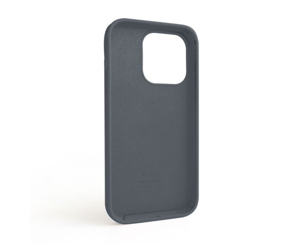 Чехол Full Silicone Case для Apple iPhone 14 Pro dark grey (15)