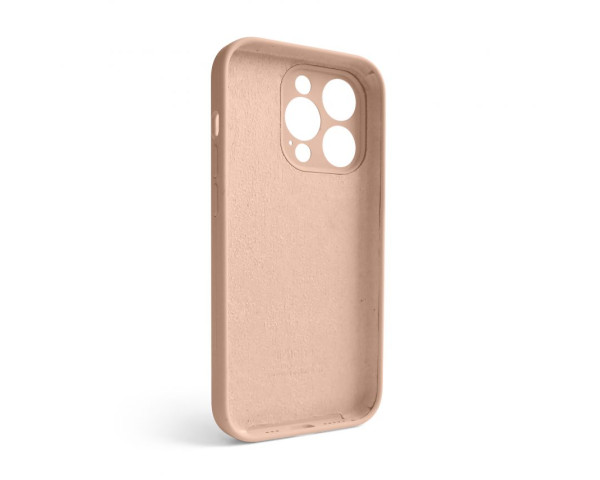 Чохол Full Silicone Case для Apple iPhone 14 Pro nude (19) закрита камера