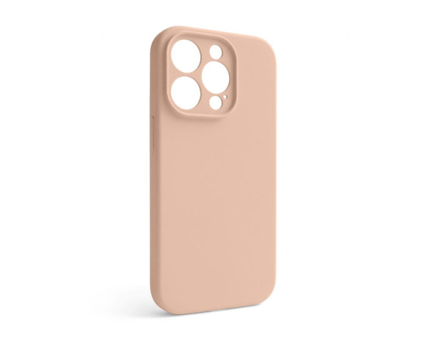 Чохол Full Silicone Case для Apple iPhone 14 Pro nude (19) закрита камера (без логотипу)