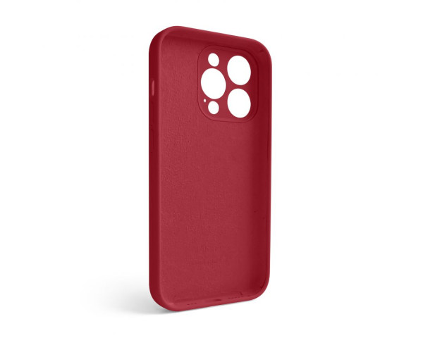 Чехол Full Silicone Case для Apple iPhone 14 Pro camellia (25) закрытая камера