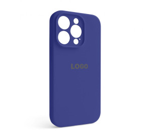 Чехол Full Silicone Case для Apple iPhone 14 Pro purple (34) закрытая камера
