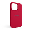 Чохол Full Silicone Case для Apple iPhone 14 Pro rose red (37)