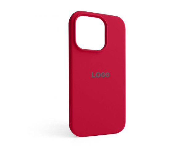 Чохол Full Silicone Case для Apple iPhone 14 Pro rose red (37)