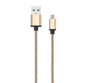 Кабель USB WALKER C510 Lightning gold