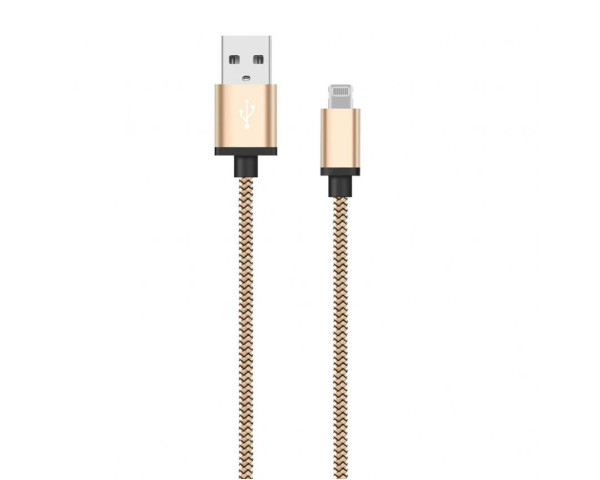 Кабель USB WALKER C510 Lightning gold