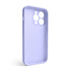 Чехол Full Silicone Case для Apple iPhone 14 Pro lilac (39) закрытая камера
