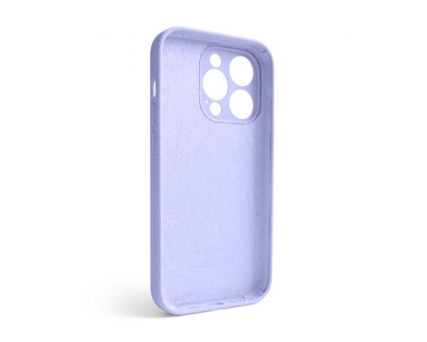 Чехол Full Silicone Case для Apple iPhone 14 Pro lilac (39) закрытая камера