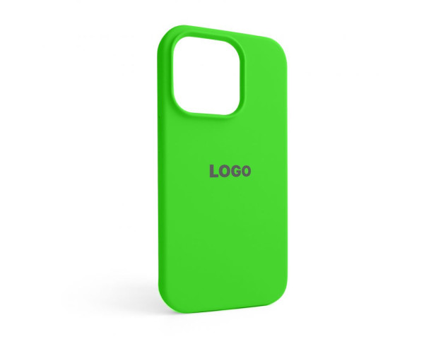 Чехол Full Silicone Case для Apple iPhone 14 Pro shiny green (40)
