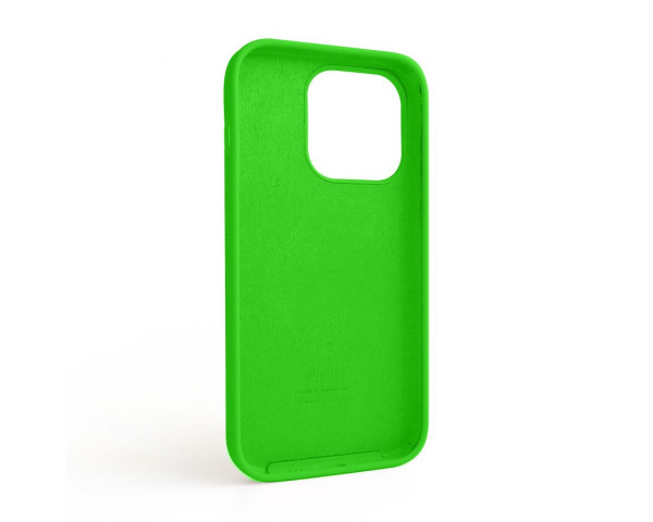 Чехол Full Silicone Case для Apple iPhone 14 Pro shiny green (40)