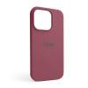 Чохол Full Silicone Case для Apple iPhone 14 Pro maroon (42)