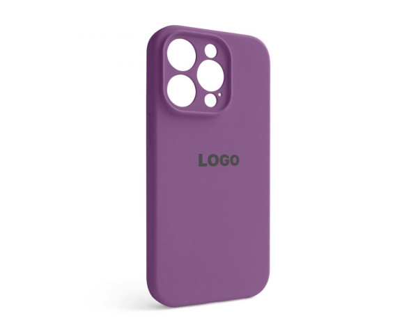Чехол Full Silicone Case для Apple iPhone 14 Pro grape (43) закрытая камера