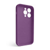 Чехол Full Silicone Case для Apple iPhone 14 Pro grape (43) закрытая камера