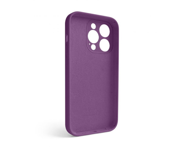 Чехол Full Silicone Case для Apple iPhone 14 Pro grape (43) закрытая камера