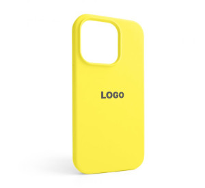 Чехол Full Silicone Case для Apple iPhone 14 Pro canary yellow (50)