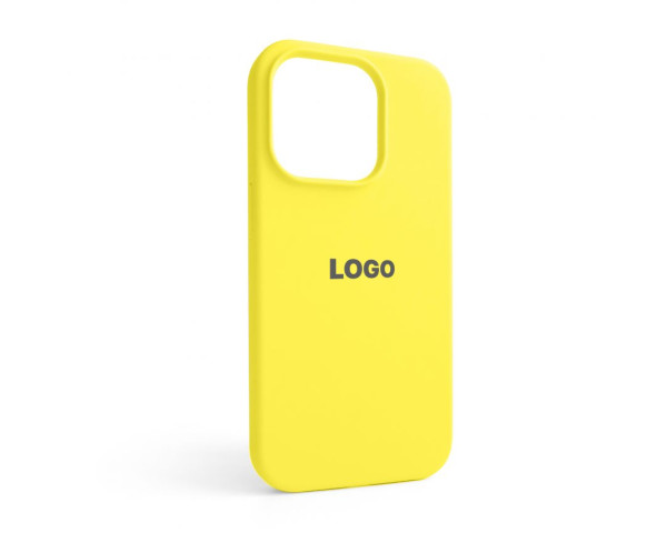Чехол Full Silicone Case для Apple iPhone 14 Pro canary yellow (50)