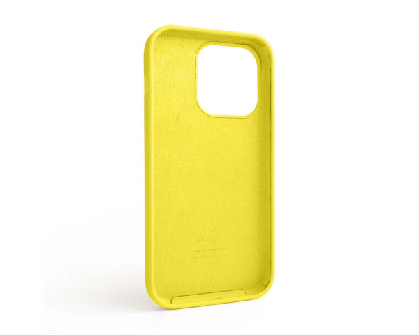 Чехол Full Silicone Case для Apple iPhone 14 Pro canary yellow (50)