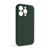 Чохол Full Silicone Case для Apple iPhone 14 Pro atrovirens (54) закрита камера (без логотипу)