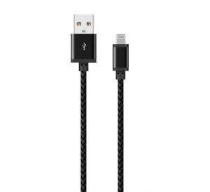 Кабель USB WALKER C520 Lightning black