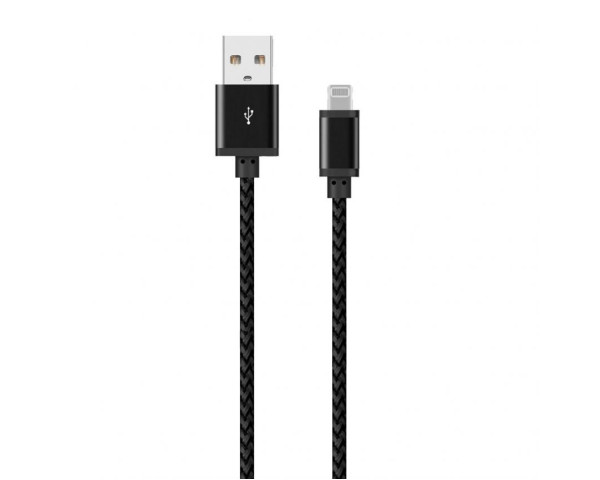 Кабель USB WALKER C520 Lightning black