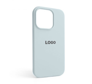 Чехол Full Silicone Case для Apple iPhone 14 Pro sky blue (58)