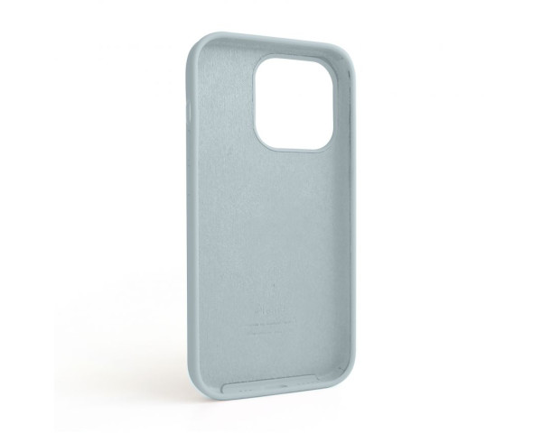 Чехол Full Silicone Case для Apple iPhone 14 Pro sky blue (58)
