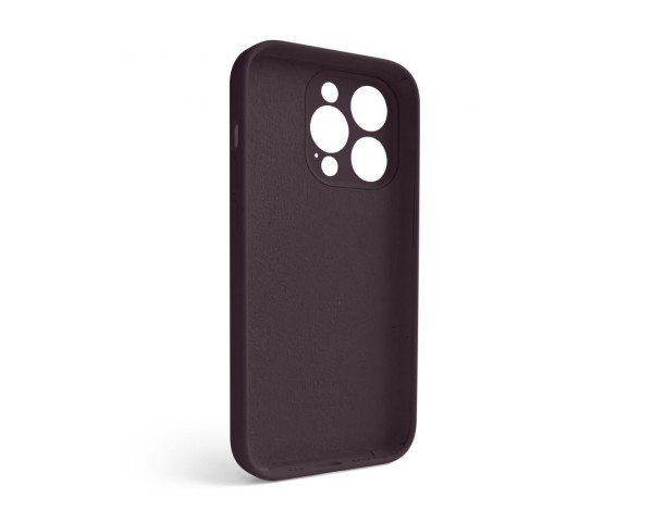 Чехол Full Silicone Case для Apple iPhone 14 Pro elderberry (69) закрытая камера