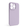 Чохол Full Silicone Case для Apple iPhone 14 Pro lilac purple (72) закрита камера (без логотипу)