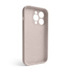 Чохол Full Silicone Case для Apple iPhone 14 Pro grey pink (73) закрита камера (без логотипу)