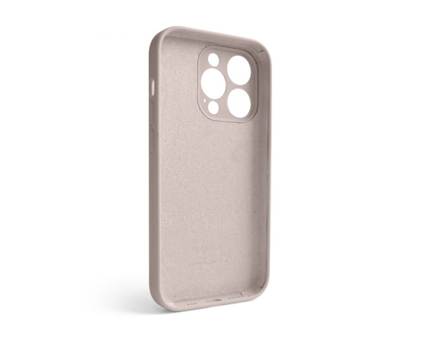 Чохол Full Silicone Case для Apple iPhone 14 Pro grey pink (73) закрита камера (без логотипу)