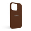 Чохол Full Silicone Case для Apple iPhone 14 Pro dark brown (75)