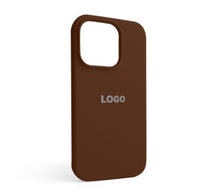 Чохол Full Silicone Case для Apple iPhone 14 Pro dark brown (75)
