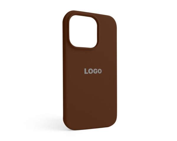 Чохол Full Silicone Case для Apple iPhone 14 Pro dark brown (75)