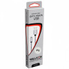 Кабель USB WALKER C520 Lightning white/black