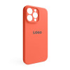 Чохол Full Silicone Case для Apple iPhone 14 Pro Max apricot (02) закрита камера