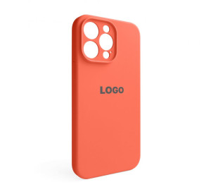 Чехол Full Silicone Case для Apple iPhone 14 Pro Max apricot (02) закрытая камера