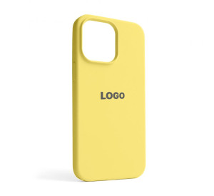 Чехол Full Silicone Case для Apple iPhone 14 Pro Max yellow (04)