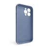 Чехол Full Silicone Case для Apple iPhone 14 Pro Max lavender grey (28) закрытая камера