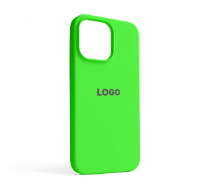 Чехол Full Silicone Case для Apple iPhone 14 Pro Max shiny green (40)