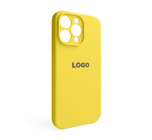 Чехол Full Silicone Case для Apple iPhone 14 Pro Max canary yellow (50) закрытая камера