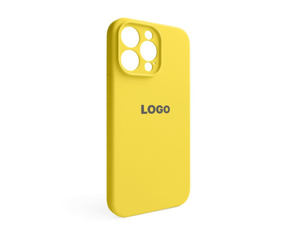 Чохол Full Silicone Case для Apple iPhone 14 Pro Max canary yellow (50) закрита камера